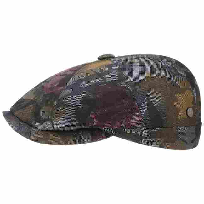 floral flat cap