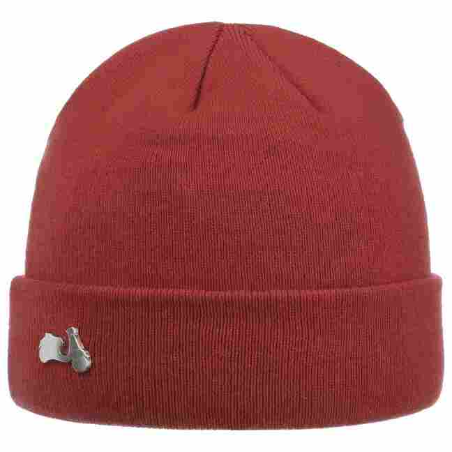 red true religion beanie