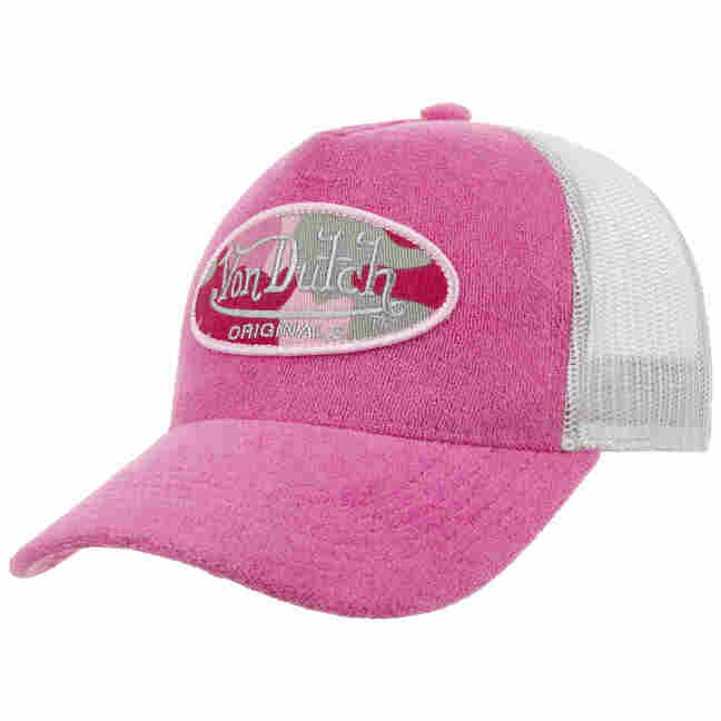 Official Von Dutch silver sparkle with baby Pink purchases trucker hat. Sold