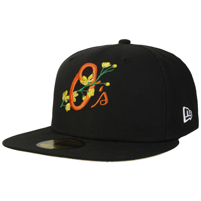 Baltimore Orioles Hat Baseball Wool Fitted Cap 7-1/8 New Era Black