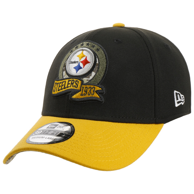 Pittsburgh Steelers M 39THIRTY NFL Salute To Service 22 Black/Yellow Flexfit  - New Era cap